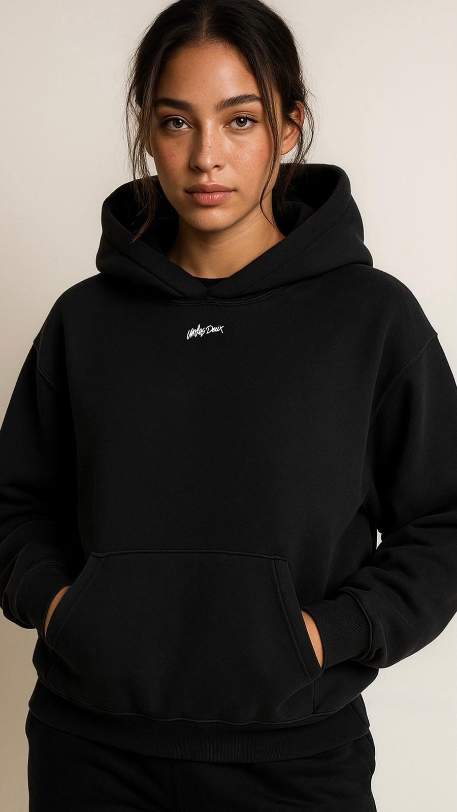 Unisex Un des Deux Hoodie-tröja